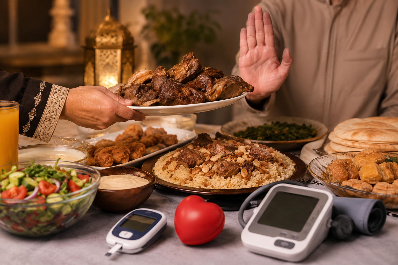 أطعمة عيد الأضحى: متعة الاحتفال ومخاطر تهدد مرضى القلب والسكري