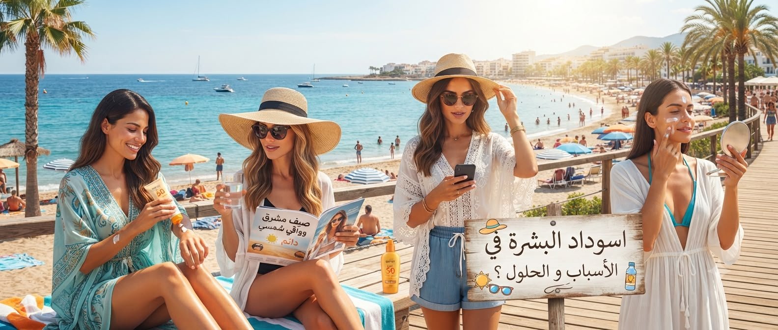 اسوداد البشرة في الصيف: الأسباب و الحلول ؟