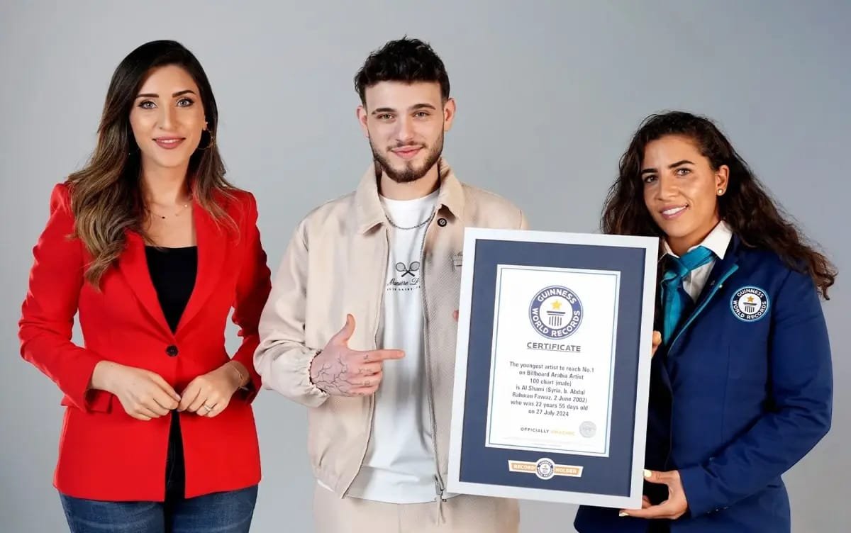 الشامي يدخل موسوعة “غينيس” للمرة الثانية