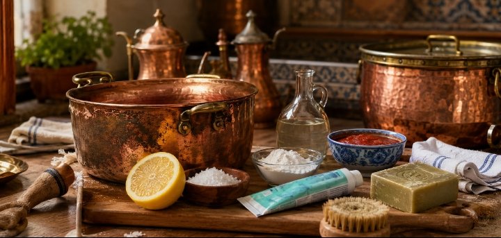 النحاس يستعيد بريقه.. وصفات الجدّات التي لا تفقد مفعولها