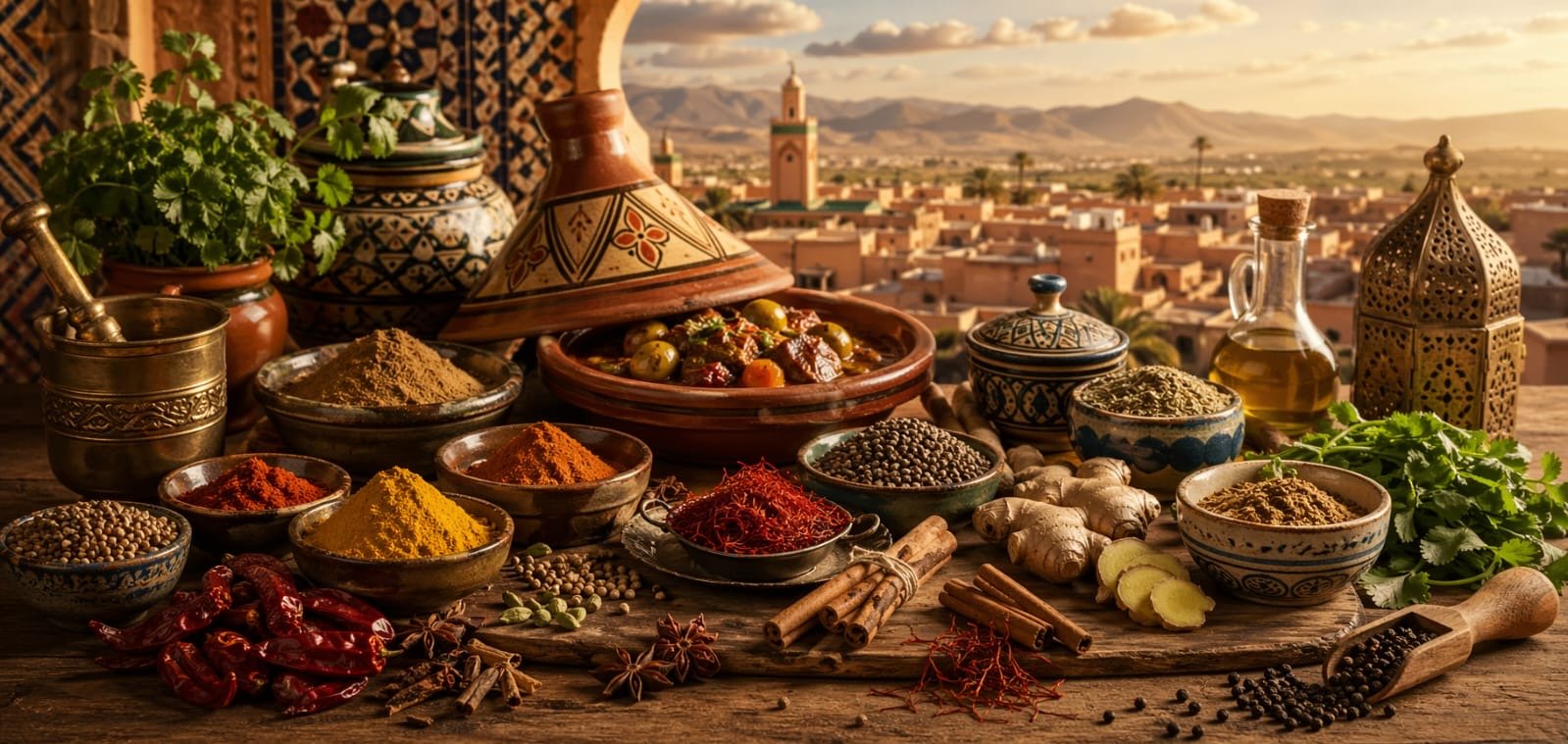 خريطة التوابل العربية: دليل عملي لما يُستخدم وأين يلمع