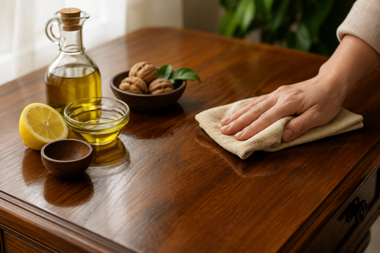 طرق بسيطة وفعالة لتلميع الخشب في المنزل والحفاظ على بريقه