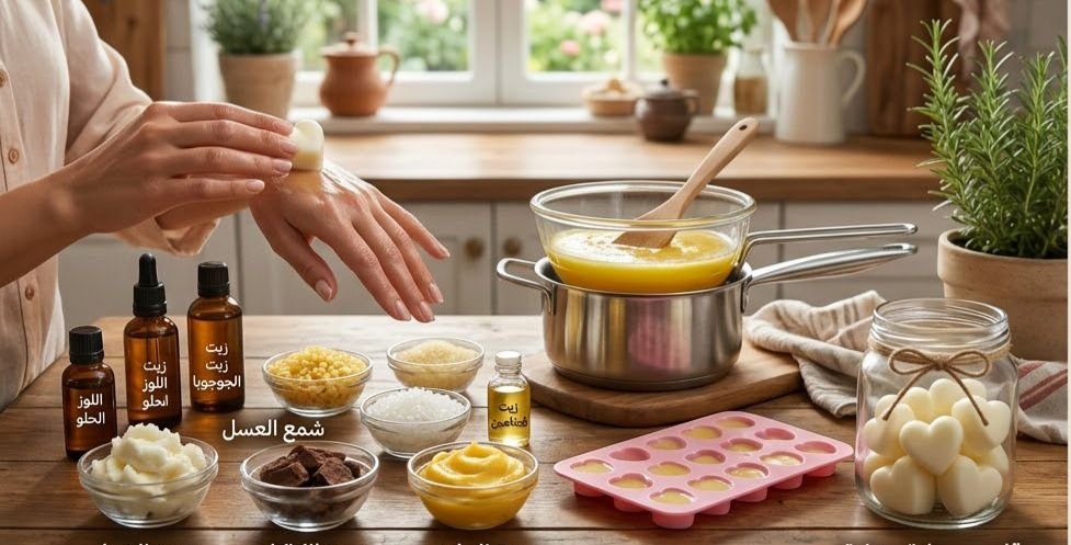 قلوب مرطبة تذوب على البشرة.. وصفة منزلية تمنح المناطق الجافة نعومة فورية