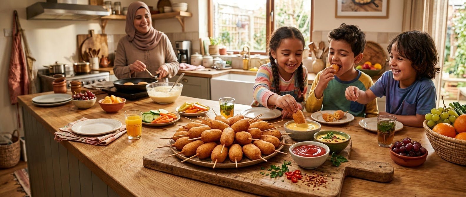 ميني كورن دوغ.. سناك مقرمش وصغير يحبه الأطفال