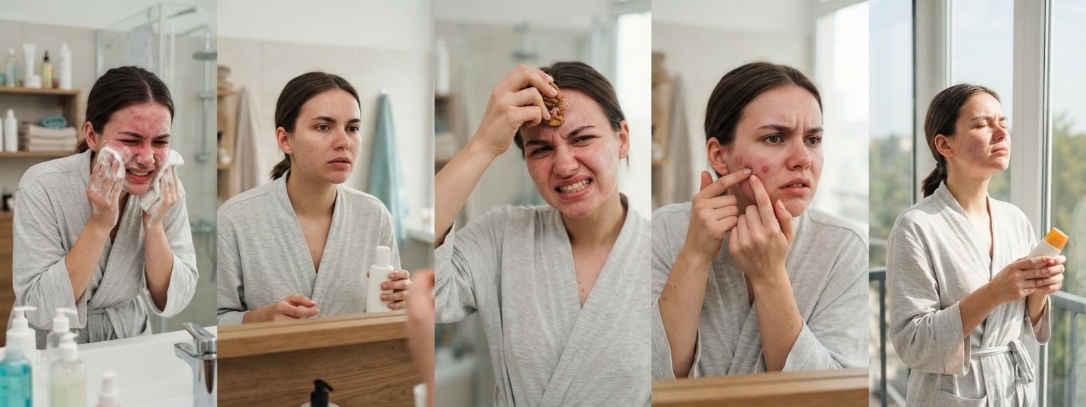 5 أخطاء في العناية بالبشرة قد تكون السبب وراء ظهور الحبوب