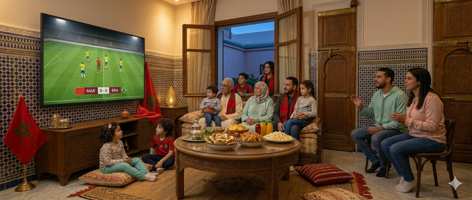 دليل السهرة المثالية لمتابعة أول مباراة للمغرب في مونديال 2026