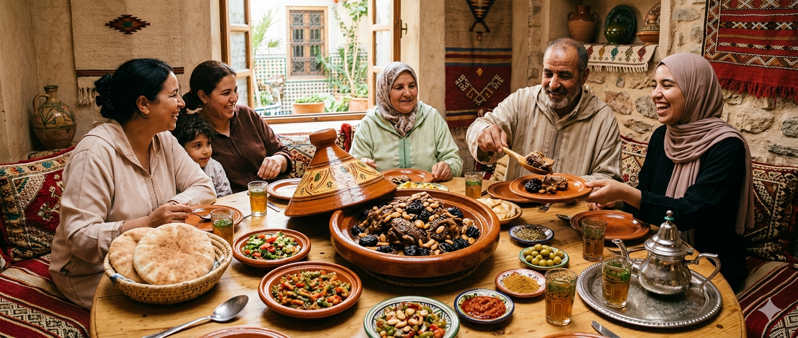 طاجين اللحم بالبرقوق